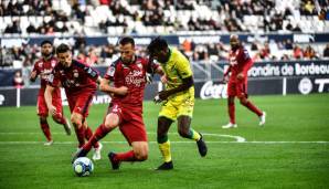 Platz 11: FC Nantes - 24 Jahre, 16 Tage im Durchschnitt am 3.11.2019 gegen Girondins Bordeaux (0:2-Niederlage).