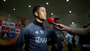 Platz 21: Justin Kluivert (Angriff - damals: Ajax Amsterdam, heute: AS Rom).