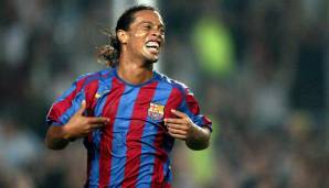 Ronaldinho: Ob Champions League, Weltfußballer oder Weltmeister: Der Zauberfuß gewann fast jeden Titel, den man gewinnen kann. Feierte seine erfolgreichste Zeit beim FC Barcelona.