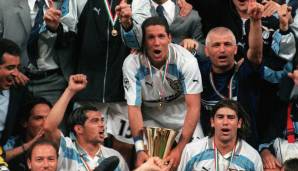 DIEGO SIMEONE im Jahr 2000 (Spieler bei Lazio Rom)