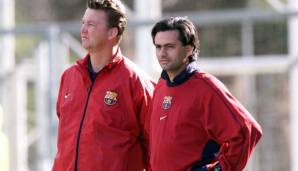 JOSE MOURINHO im Jahr 2000 (Co-Trainer beim FC Barcelona)