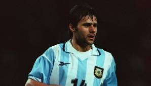 MAURICIO POCHETTINO im Jahr 2000 (Spieler bei Espanyol Barcelona; hier bei Argentiniens Nationalteam)