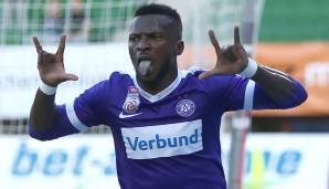 Larry Kayode bei Austria Wien