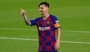 PLATZ 5: Lionel Messi (FC Barcelona) – 50 Punkte nach 25 Toren. Kein verbleibendes Spiel.