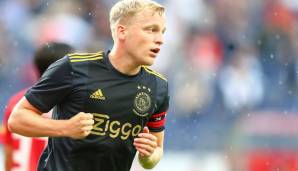 Platz 13: DONNY VAN DE BEEK (23 Jahre, zentrales Mittelfeld) - von Ajax Amsterdam zu Manchester City für 39 Millionen Euro.