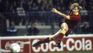 Rudi Völler: 1987 wagte der Weltmeister und heutige Leverkusen-Chef den Schritt nach Italien und blieb fünf Jahre in Rom. Dort gewann der Stürmer 1991 die Coppa Italia und scheiterte im selben Jahr nur knapp im Finale des UEFA Cups gegen Inter.