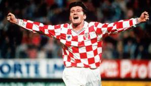 STURM - DAVOR SUKER (69 Einsätze zwischen 1990 und 2002): Der legendäre Stürmer erzielte insgesamt 45 Tore für Kroatien. Kein Wunder, dass er für Real Madrid und Arsenal spielte. Seine Karriere ließ er bei 1860 München ausklingen.