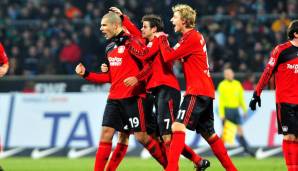 PLATZ 14: Bayer Leverkusen – 24 Spiele ohne Niederlage | Ende der Serie: 2:3 gegen Nürnberg am 7. März 2010