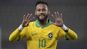 Jagt den Torrekord von Legende Pele: Brasiliens Superstar Neymar.