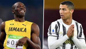 Usain Bolt glaubt, Cristiano Ronaldo wäre schneller als er.