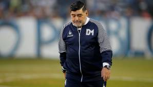 Diego Maradona musste sich vor acht Tagen einer Hirn-OP unterziehen.