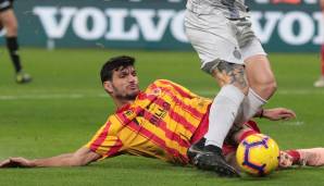PLATZ 7: ALESSANDRO TUIA (Benevento Calcio) - 77,78 Prozent gewonnene Zweikämpfe (18 Zweikämpfe in 5 Spielen)