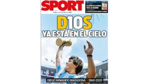 Sport: "Heute weint sogar der Ball. Diego starb zuhause, er konnte seine gesundheitlichen Probleme nicht überwinden. Die Legende hinterlässt seine Spuren aufgrund seiner unnachahmlichen fußballerischen Qualität. Maradona war und bleibt ein Gott."