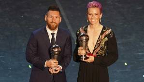 Vorjahressieger bei den Männern ist übrigens - na klar - Lionel Messi. Bei den Damen ist es Megan Rapinoe, die in diesem Jahr nicht nominiert ist. Welttrainer war 2019 Klopp bei den Männern und US-Coach Jull Ellis bei den Frauen.