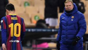 Ronald Koeman hofft auf einen Verbleib von Lionel Messi beim FC Barcelona.