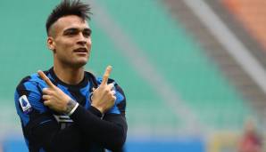 Platz 18: LAUTARO MARTINEZ (Inter) - 96 Minuten pro Treffer (7 Tore in 9 Spielen)