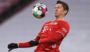 Platz 14: ROBERT LEWANDOWSKI (FC Bayern München) - 86,33 Minuten pro Treffer (9 Tore in 9 Spielen)