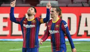 Platz 12: Lionel Messi und Antonie Griezmann (FC Barcelona): 22 Tore, 11 Assists