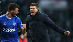 Steven Gerrard ist mit den Glasgow Rangers Meister geworden.