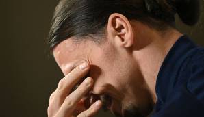 Zlatan Ibrahimovic kämpfte bei seiner Schweden-Rückkehr mit den Tränen.