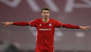 Platz 17: THOMAS MÜLLER (FC Bayern) - 4 Tore, 5 Assists und Gewinn der Klub-WM in 2021 - Vor gut eineinhalb Jahren wurde Müller von Niko Kovac degradiert, unter Flick blüht er wieder auf. Hat an das beeindruckende Ende der Vorsaison angeknüpft.