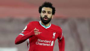 Platz 13: MOHAMED SALAH (FC Liverpool) - 8 Tore in 2021 - Liverpool steckt in einem Albtraum fest, Salah kommt immerhin auf seine Tore. Der Ägypter ist aktuell der beste Torjäger in der Premier League und die Reds dürfen sich Hoffnungen in der CL machen.