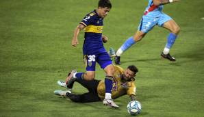 Platz 43 - Exequiel Zeballos | Boca Juniors | Position: Rechtsaußen | Alter: 18 Jahre