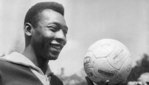 Platz 2: PELE (Brasilien) - 77 Tore in 91 Länderspielen. Zu seiner Zeit der wohl beste Spieler der Welt. Wurde mit der Selecao drei Mal Weltmeister, auf Klubebene quasi nur beim FC Santos aktiv. Erst zum Karriereende ging er zu NY Cosmos ins Ausland.