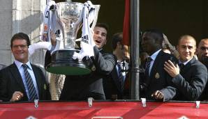 Der Weltmeister von 2006 blieb drei Jahre bei Real. Dabei sprangen zwei Meisterschaften heraus, doch in der Champions League ging nix: Dreimal in Folge war bereits Achtelfinale Schluss. 2009 ging Cannavaro ablösefrei zurück zu Juve.