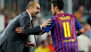 PEP GUARDIOLA holte Thiago 2013 vom FC Barcelona zum FC Bayern München. Kostenpunkt: 25 Millionen Euro.