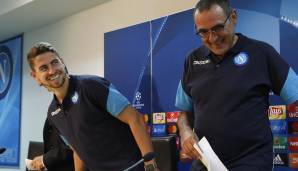 MAURIZIO SARRI holte Jorginho 2018 vom SSC Neapel zum FC Chelsea. Kostenpunkt: 57 Millionen Euro.