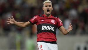 Mit zwei Toren und einer Vielzahl von guten Aktionen trug der offensive Mittelfeldspieler dazu bei, dass Flamengo das Copa-Libertadores-Finale erreichte. Problem: Könnte wegen eines Verstoßes gegen die Quarantänebestimmungen gesperrt werden.