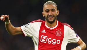 ANGRIFF - HAKIM ZIYECH: Ging 2020 für 40 Millionen Euro zum FC Chelsea. Noch heute bei den Blues.