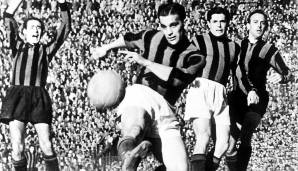 AC Mailand: GUNNAR NORDAHL - 214 Tore in 262 Spielen zwischen 1949 und 1965.