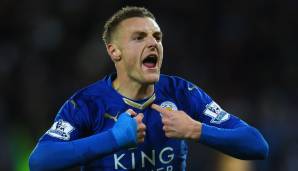 Platz 24 – JAMIE VARDY (Leicester City): 142 Tore (42 Assists) in 313 Spielen