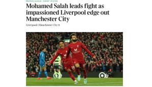 TIMES: "Mohamed Salah führt den Kampf an, als Liverpool Manchester City aussticht."