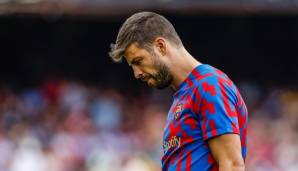 GERARD PIQUÉ: Der 35-Jährige hat über seine Social-Media-Kanäle sein Karriereende verkündet. Seit 2008 war der Innenverteidiger für den FC Barcelona aktiv und versprach in seiner Ankündigung, irgendwann zu den Katalanen zurückzukehren.