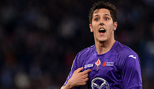 Steht offenbar kurz vor einem Wechsel auf die Insel: Fiorentinas Stürmer Stevan Jovetic