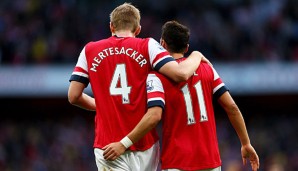 Per Mertesacker und Mesut Özi sind wichtige Leistungsträger beim FC Arsenal