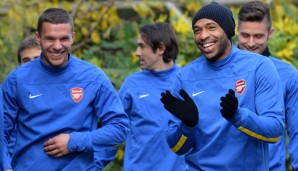 Lukas Podolski hat nach überstandener Verletzung wieder gut lachen