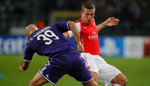 Lukas Podolski kommt beim FC Arsenal nicht oft genung zum Einsatz
