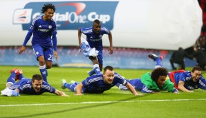 Nemanja Matic und der FC Chelsea durften den Pokalsieg feiern