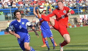 Wayne Rooney schoss gegen England sein 49. Länderspieltor