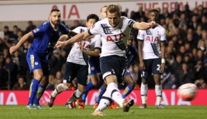 Harry Kane rettete Tottenham mit einem späten Treffer ins Rückspiel