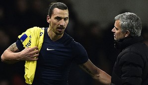Zlatan Ibrahimovic und Jose Mourinho kennen sich schon aus gemeinsamen Inter-Zeiten