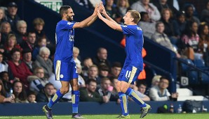 Marc Albrighton und Riyad Mahrez bildeten bei Leicester City eine gefährliche Flügelzange
