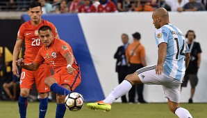 Alexis Sanchez gewann zum zweiten Mal in Folge mit Chile die Copa America