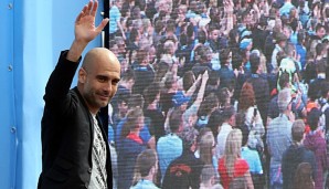 Manchester City stellt Pep Guardiola als neuen Trainer vor