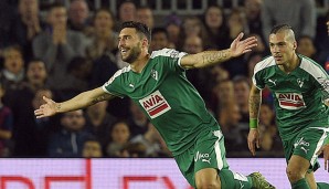 Borja Baston war vergangene Saison an SD Eibar ausgeliehen