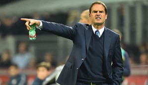 Frank de Boer war zuletzt bei Inter Mailand tätig, wurde dort aber nach drei Monaten entlassen